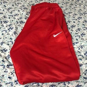 MENS Red NIKE Dri-fit pants